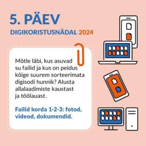 Digikoristus. 5. päev